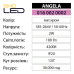 Світильник світлодіодний Врізний ANGELA 4200K 2W Матовий хром Меблевий