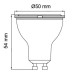 Лампа світлодіодна CONVEX-10 4200K 10W GU10