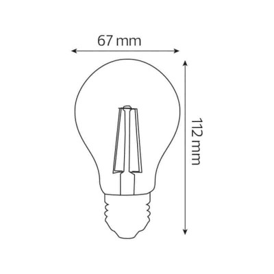 Лампа світлодіодна FILAMENT GLOBE-10 4200K 10W E27 Лампа світлодіодна FILAMENT GLOBE-10 4200K 10W E27