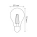 Лампа світлодіодна FILAMENT GLOBE-10 4200K 10W E27