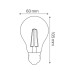 Лампа світлодіодна FILAMENT GLOBE-6 4200K 6W E27