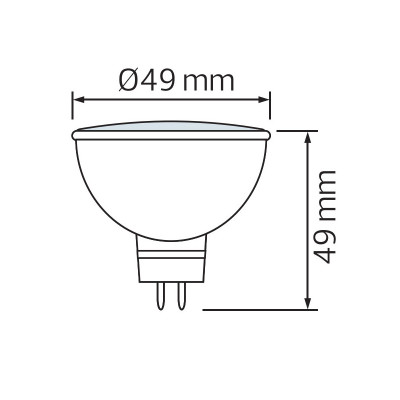 Лампа світлодіодна FONIX-4 6400K 4W GU5.3 Лампа світлодіодна FONIX-4 6400K 4W GU5.3