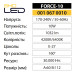 Лампа світлодіодна FORCE-10 4200K 10W E27 датчик руху сутінковий датчик