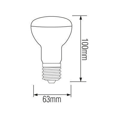 Лампа світлодіодна REFLED-10 4200K 10W E27 Лампа світлодіодна REFLED-10 4200K 10W E27