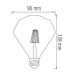 Лампа світлодіодна FILAMENT RUSTIC DIAMOND-4 2200K 4W E27