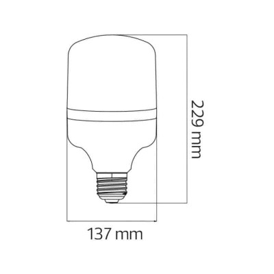Лампа світлодіодна TORCH-50 4200K 50W E27 Лампа світлодіодна TORCH-50 4200K 50W E27