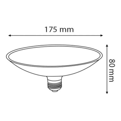 Лампа світлодіодна UFO-15 4200K 15W E27