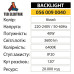 Світильник світлодіодний Врізний BACKLIGHT 6400K 40W Білий