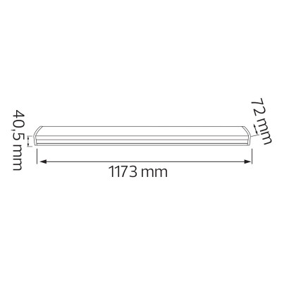 Світильник світлодіодний лінійний HAVZA-60 6400K 60W IP20