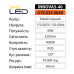 Люстра світлодіодна INNOVА5-40 4000K 40W Чорна