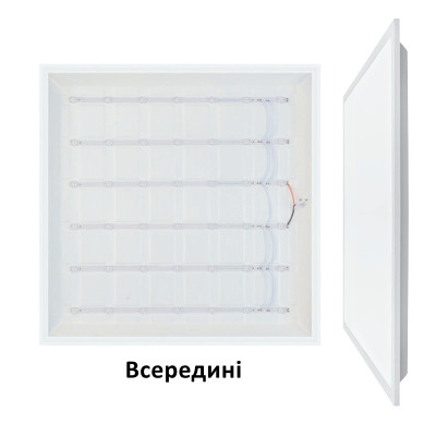 Світильник світлодіодний Врізний PLAZMA-45 4200K 45W Білий Світильник світлодіодний Врізний PLAZMA-45 4200K 45W Білий
