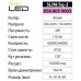 Світильник світлодіодний Врізний SLIM/Sq-3 6400K 3W Білий