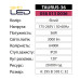 Світильник світлодіодний Врізний TAURUS-36 6400K 36W Білий