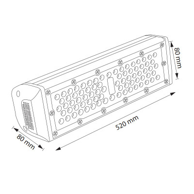 Світильник світлодіодний промисловий Підвісний ZEUGMA-100 6400K 100W IP65 Світильник світлодіодний промисловий Підвісний ZEUGMA-100 6400K 100W IP65