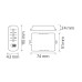 Пульт для люстр дволінійний CONTROLLER-2 max 300W