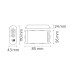 Пульт для люстр трьохлінійний CONTROLLER-3 max 300W