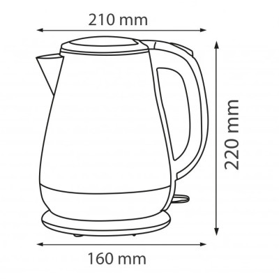 Електрочайник KETTLE-1 рожевий Електрочайник KETTLE-1 рожевий