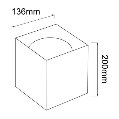 Светильник светодиодный Накладной SANDRA-SQ10/XL 4200K 10W Черный