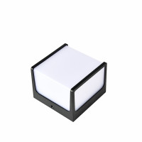 Светильник фасадный светодиодный CUBE 4200K 8W IP65 Черный Светильник фасадный светодиодный CUBE 4200K 8W IP65 Черный
