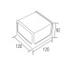 Світильник фасадний світлодіодний CUBE 4200K 8W IP65 Чорний