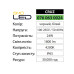 Світильник фасадний світлодіодний CRUZ 4200K 24W IP65 Білий