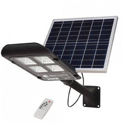 Світильник світлодіодний консольний з сонячною панеллю LAGUNA-200 6400K 200W IP65