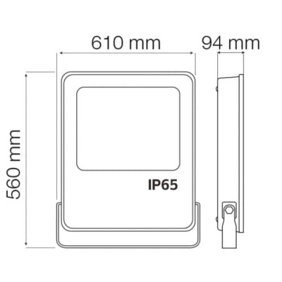 Прожектор світлодіодний LION-400 6400K 400W IP65 Прожектор світлодіодний LION-400 6400K 400W IP65