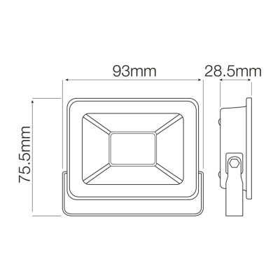 Прожектор світлодіодний PARS-10 6400K 10W IP65 Прожектор світлодіодний PARS-10 6400K 10W IP65