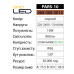 Прожектор світлодіодний PARS-10 6400K 10W IP65