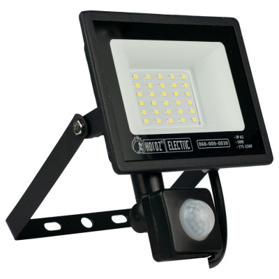 Прожектор світлодіодний з датчиком PARS/S-30 6400K 30W IP65 Прожектор світлодіодний з датчиком PARS/S-30 6400K 30W IP65