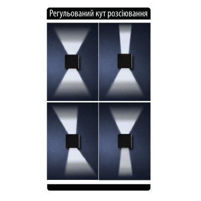 Світильник фасадний світлодіодний SEKOYA 4200K 4W IP65 Білий Світильник фасадний світлодіодний SEKOYA 4200K 4W IP65 Білий