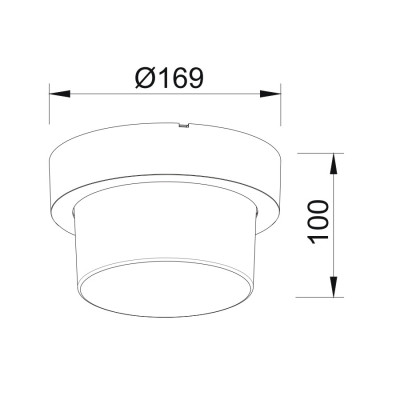Светильник фасадный светодиодный SUGA-12/RO 4200K 12W IP65 Черный