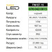 Світильник фасадний світлодіодний TWIST-15 4200K 15W IP65 Чорний