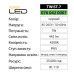 Світильник фасадний світлодіодний TWIST-7 4200K 7W IP65 Чорний