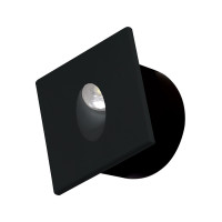 Светильник светодиодный лестничный ZUMRUT 4000K 3W IP20 Черный