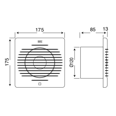 Вентилятор 15W (12 см) Вентилятор 15W (12 см)