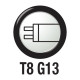 Лампи T8 із цоколем G13